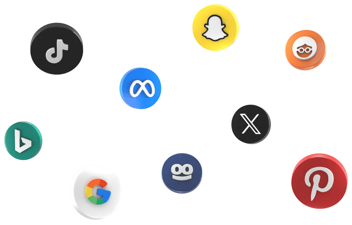 Advertising platforms Orange Trail supports